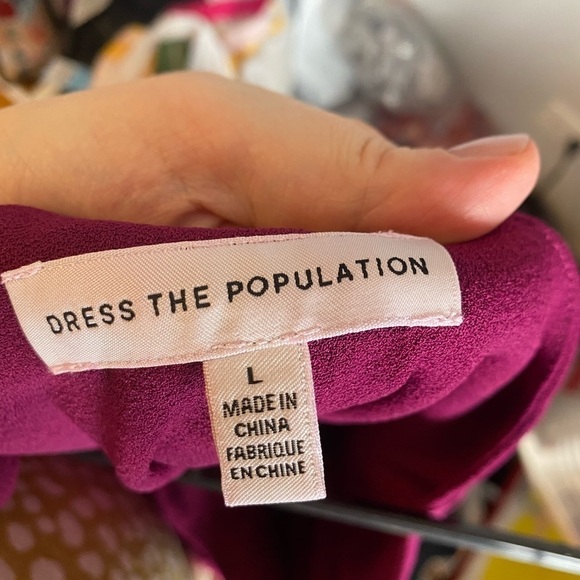 Dress the Population Georgina Asymmetric dress - Picture 8 of 10